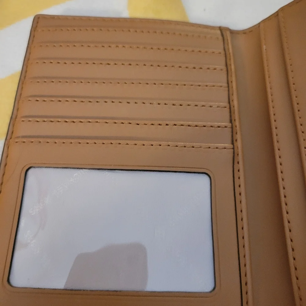 Michael Kors Brown Passport Holder.